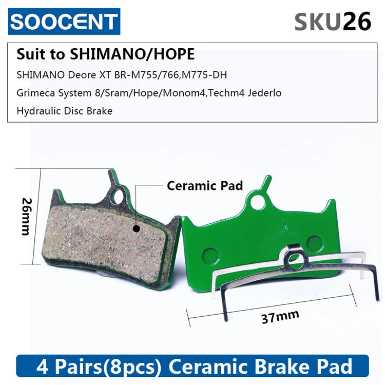 MTB Hydraulic Disc Ceramics Brake Pads