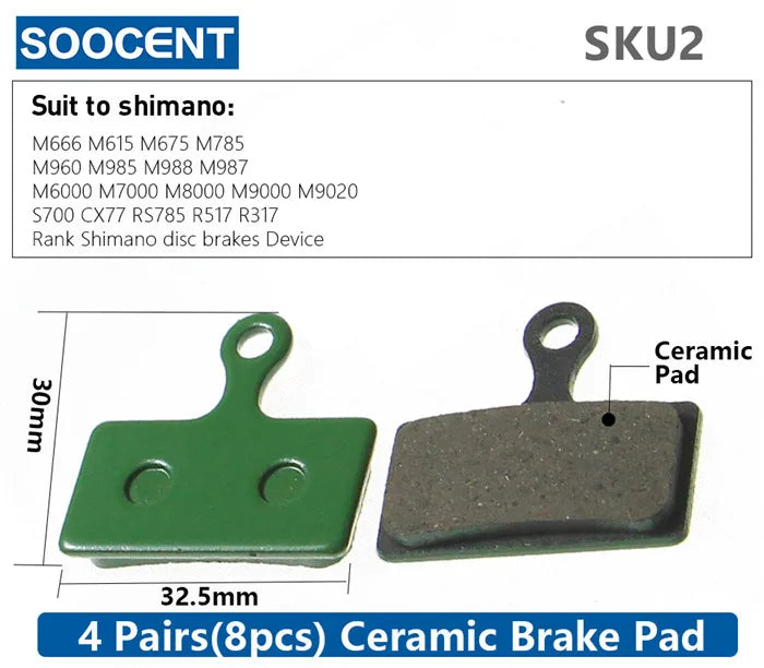 MTB Hydraulic Disc Ceramics Brake Pads