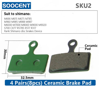 MTB Hydraulic Disc Ceramics Brake Pads