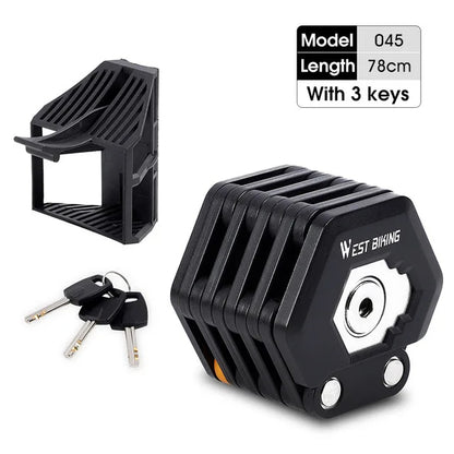 West Biking Foldable Password Lock