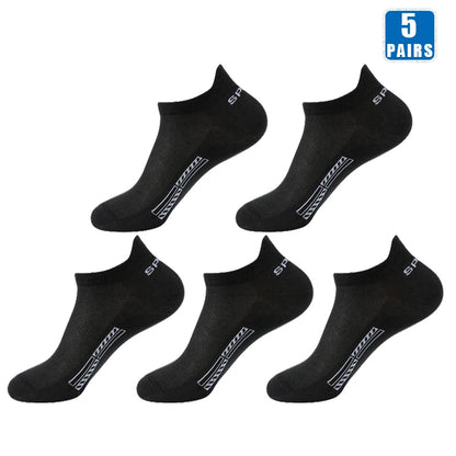 Cotton Short Socks 5 Pairs