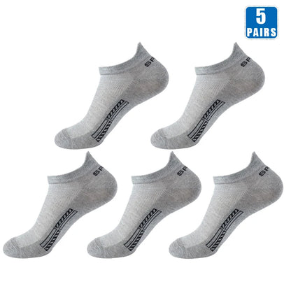 Cotton Short Socks 5 Pairs