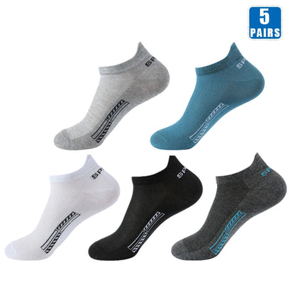 Cotton Short Socks 5 Pairs