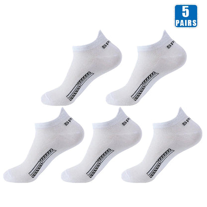 Cotton Short Socks 5 Pairs