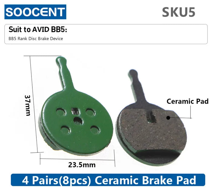 MTB Hydraulic Disc Ceramics Brake Pads