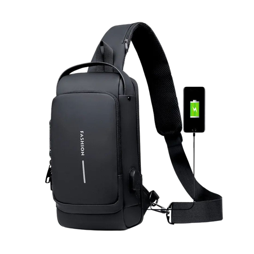 USB Charging Crossbody Bag