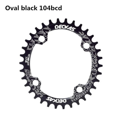 Deckas Round Oval Narrow Chainring