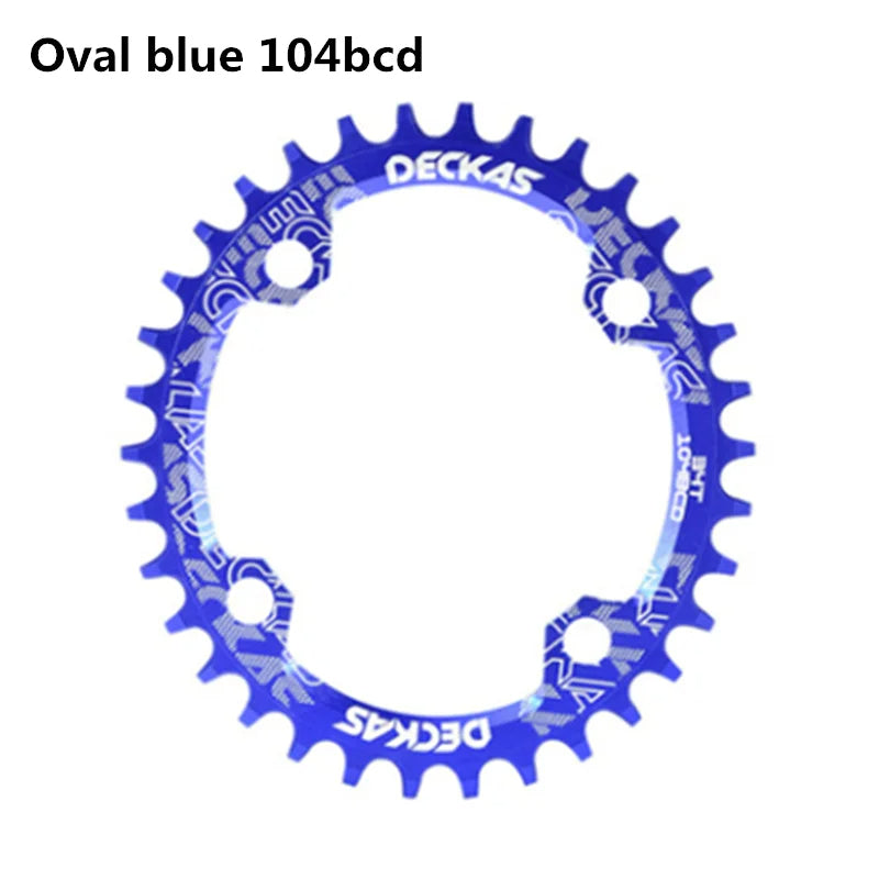 Deckas Round Oval Narrow Chainring