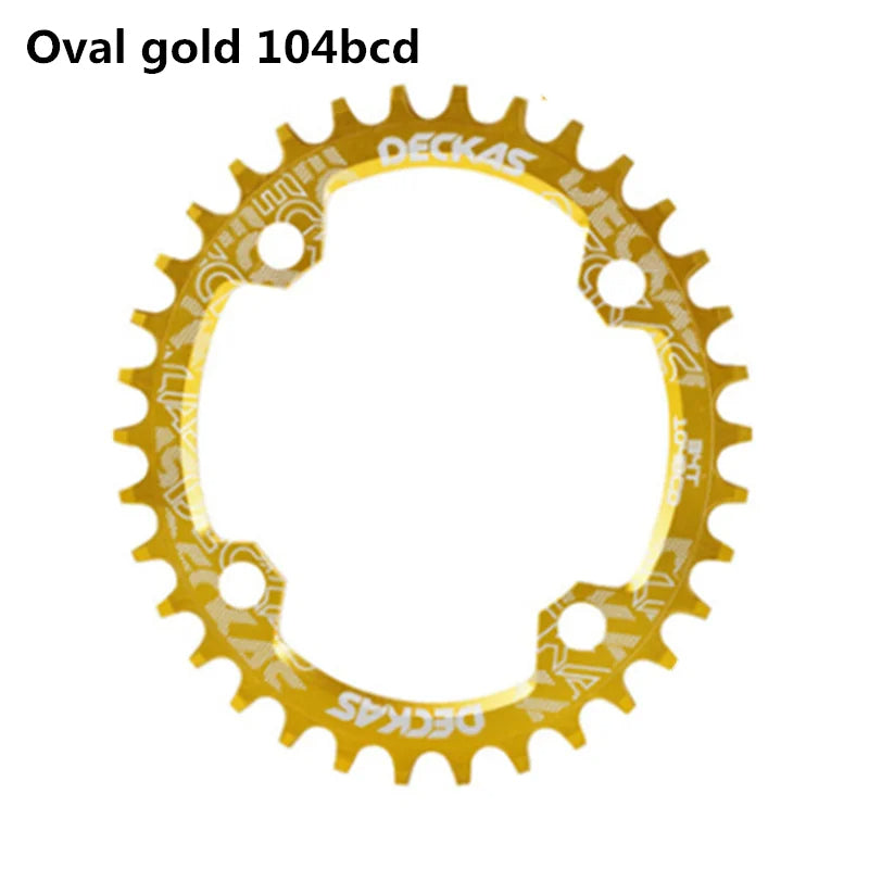 Deckas Round Oval Narrow Chainring