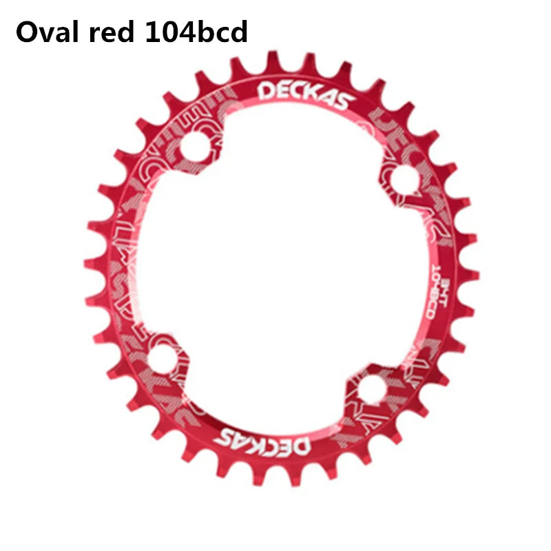 Deckas Round Oval Narrow Chainring