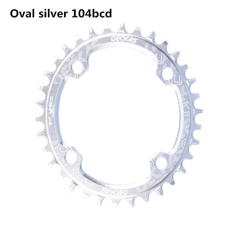 Deckas Round Oval Narrow Chainring