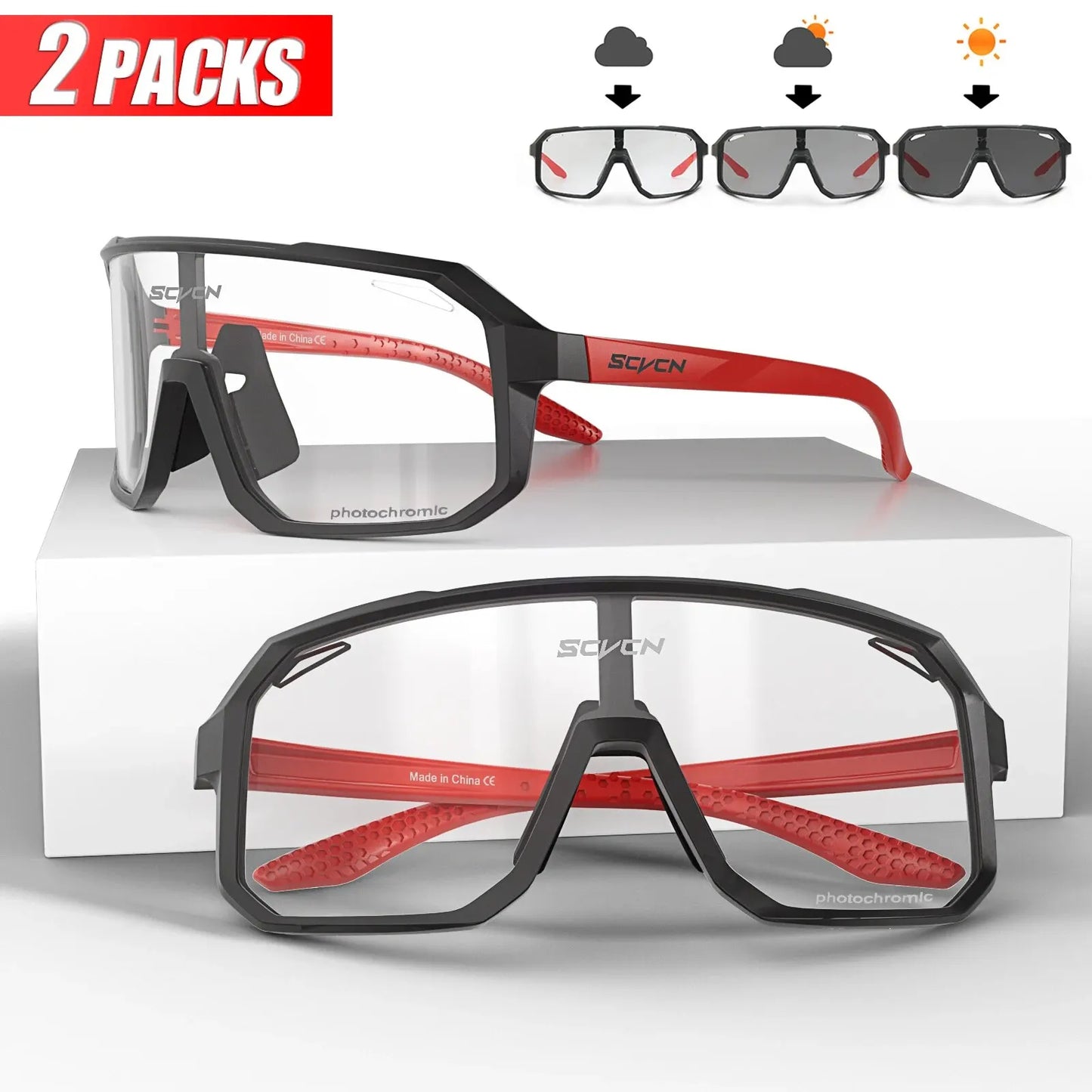 Packs Photochromic Sunglasses