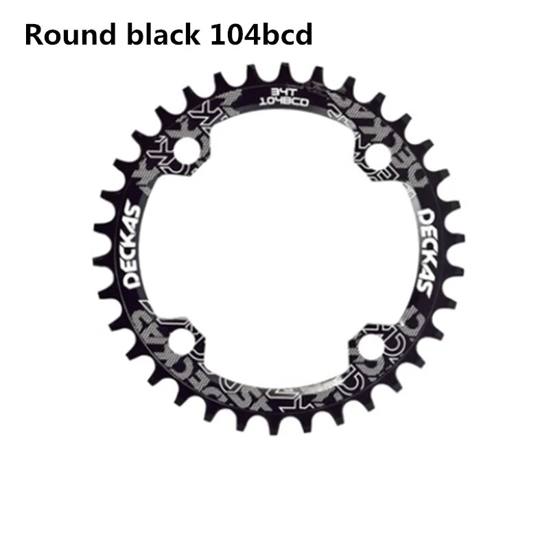 Deckas Round Oval Narrow Chainring