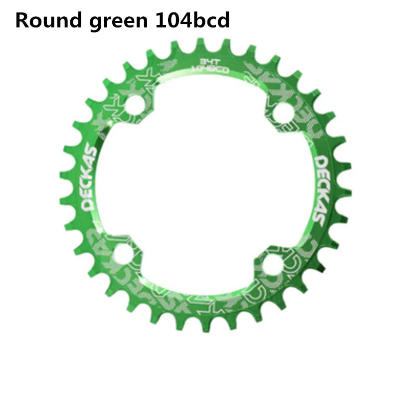 Deckas Round Oval Narrow Chainring