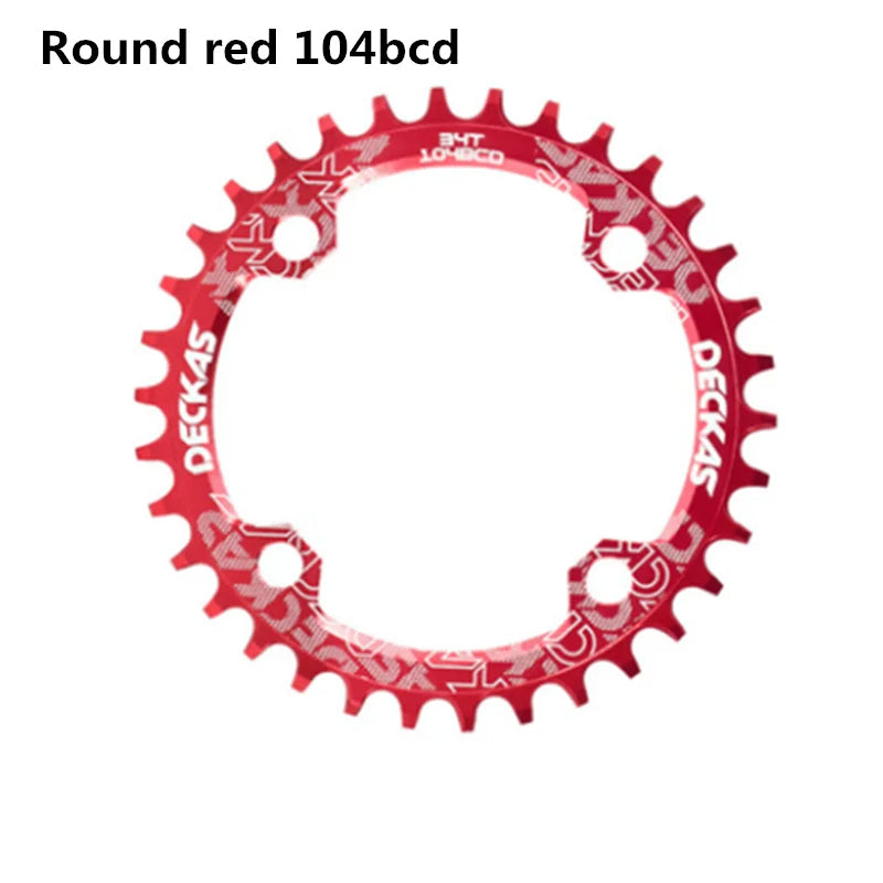 Deckas Round Oval Narrow Chainring