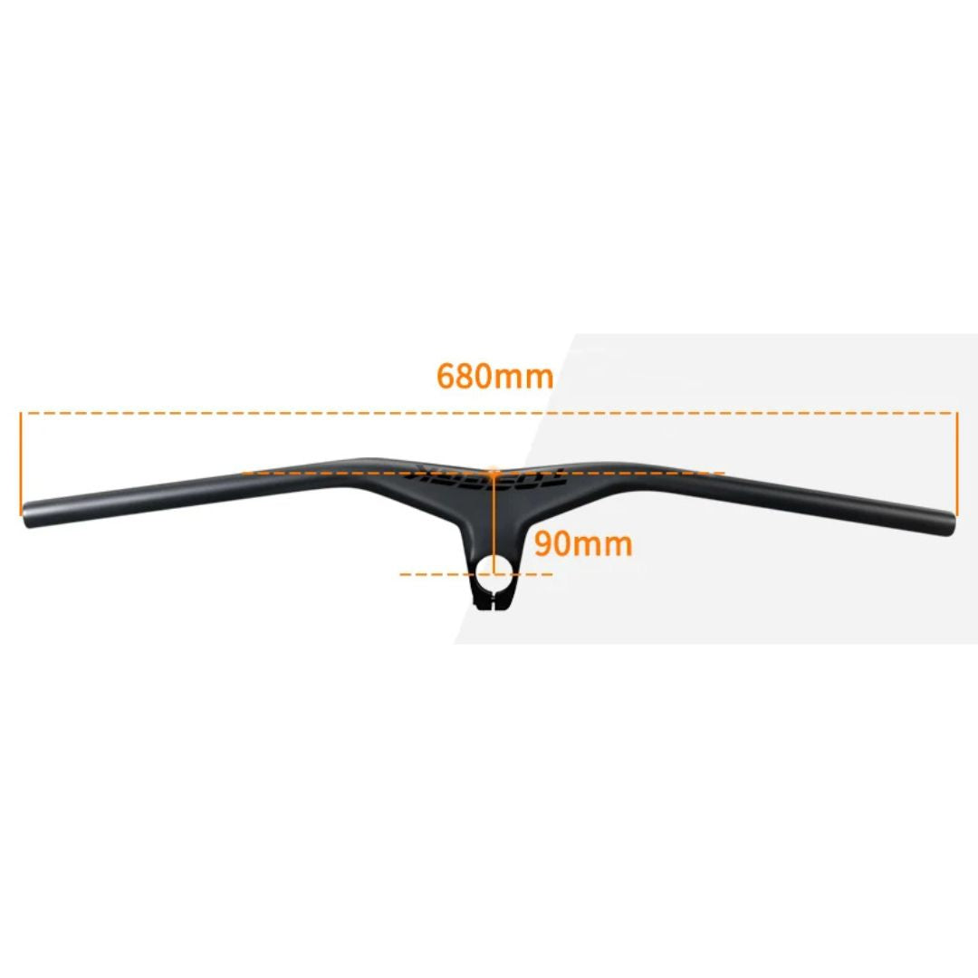 Toseek Carbon Handlebars And Stem