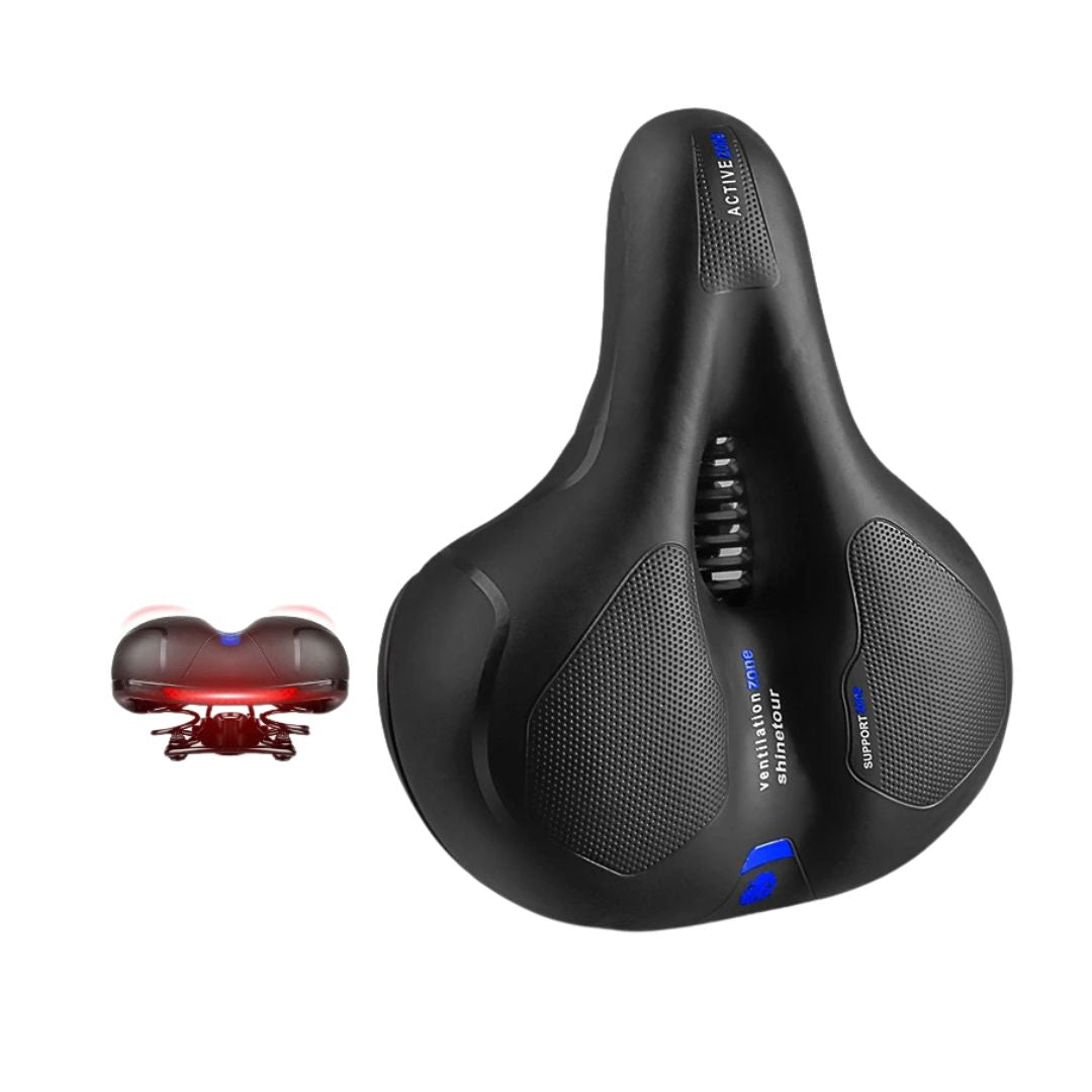 Shock Absorbing Bike Saddle