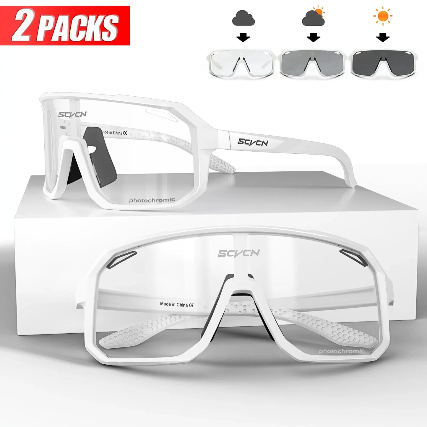 Packs Photochromic Sunglasses